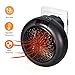 Produktbild Handy Heater - Mini Heizung Tragbare Steckdosen-Heizlüfter mit Einstellbarer Thermostat, 12 Stunden Timer & Drehbarer Steckeradapter für Hause Büro Wohnmobil (1000 Watts)