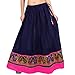 ooltah chashma Cotton lace border Tired long skirt for women (size: length- 40 Inches) Waist- non stretch- 26 X After Stretch- 38 Inches) RS.799.00