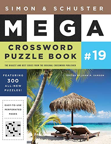 Simon Schuster Mega Crossword Puzzle Book 19 Ss Mega Crossword Puzzles - 