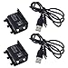 Produktbild 2x MTEC Akku Batterie 2400mAh für Microsoft Xbox One wireless Controller Gamepad Joypad mit Micro USB Ladekabel "Play and Charge" Kit