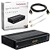 Produktbild Kabel Receiver Kabelreceiver – DVB-C HB-DIGITAL SET: THOMSON THC300 HD Receiver für digitales DVB-C Kabelfernsehen (HDMI, SCART, USB 2.0, Coaxial S/PDIF, Mediaplayer) + 1m HDTV Antennenkabel vergoldet mit Mantelstromfilter weiß + HDMI Kabel