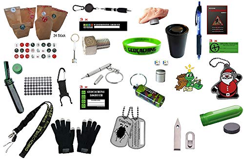 Preisvergleich Produktbild 24 Geocaching Artikel mit Adventskalender 2018 Geocaching adventskalender Geocacher adventskalender Geocaching weihanchten