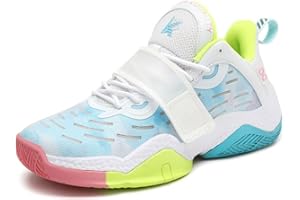 CZHIHANEG Chaussures de Basket - Ball Chaussures de Basket - Ball pour Les Jeunes Filles entraîneur de Basket - Ball Confortable High Top Respirant Sneakers Hommes Femmes antidérapant
