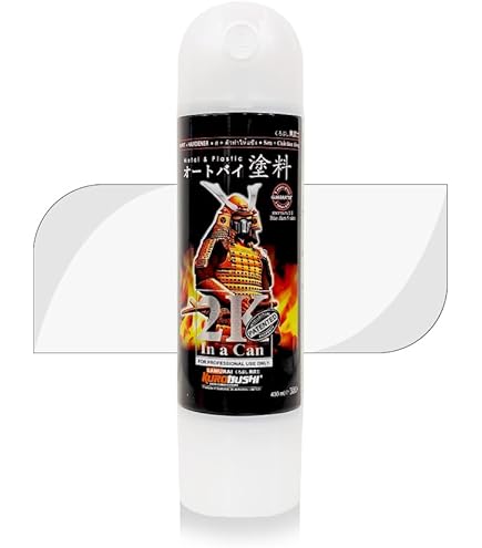 Samurai Kurobushi 2K Top Coat Clear Spray Paint 400 ml (Pack of 1