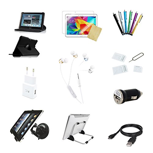 19 teiliges Samsung Galaxy Tab E | 9,6 Zoll Zubehör Set | T560 / T561