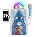 Price comparison product image Kids Disco Ball Karaoke Machine Portable Speaker Kit for Children / Kids Toys with Microphone Flashing Bar Karaoke with MP3 Player AUX Jack Point for Connect your iPad, iPhone, iPod, Tablet Device, or the CD player to play music & sing along! (Frozen)