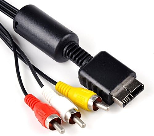 PS AV to RCA CAble, RTXLEAD 1.8 Meters Composite AV to RCA Cable for Playstation PS2 PS3 and PSX