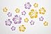 Produktbild WANDfee Wandtattoo 16 Hibiskus Blüten AC1111810 Größe Ø 7-15 cm, 2 x Ø 15 cm, 4 x Ø 11 cm, 10 x Ø 7 cm Farbe Flieder Gelb