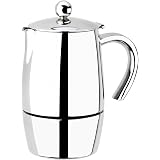 BRA Bali-Cafetera Italiana, Acero Inoxidable, 18/10, 6 Tazas, 8.5 cm : Bra:  Hogar y cocina