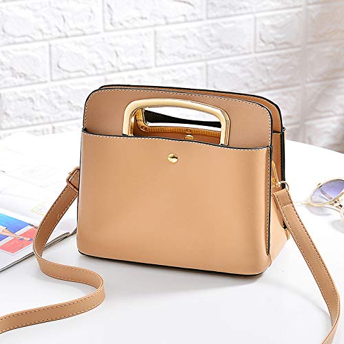 Preisvergleich Produktbild XMY Kleine Tasche, Wilde Kuriertasche, Satteltasche, Modeschultertasche, Khaki