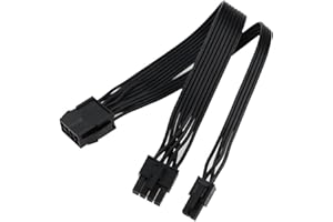 SEMINISMAR CPU 8 Broches vers CPU 8 Broches + 4 Broches Carte mère câble d'extension d'alimentation ATX câble d'alimentation 8 Broches EPS 12 V