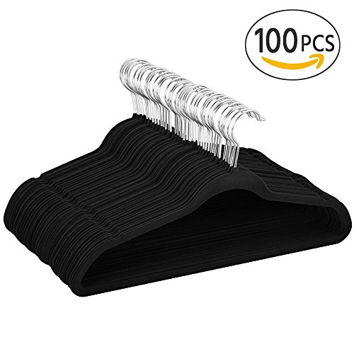 comprare on line Yahee 100 Grucce antiscivolo velluto Appendiabiti salvaspazio per armadio Appendini prezzo