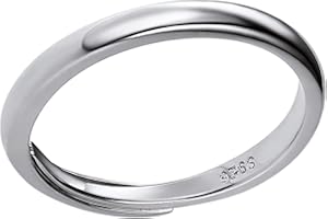 PROSILVER Anillo de Dedo Ajustable Plata 925 con Detalles, Anillo de Cruz Cadenas Banda Luna Estrella Nudo Celta, Anillo de Boda para Mujeres Hombres (Con Caja de Regalo)