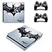 Produktbild THTB Playstation 4 Slim + 2 Controller Aufkleber Schutzfolien Set - Batman (2) /PS4 S
