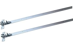 2 x SOTOOLS Gartentorband M16 verstellbar 1040-1070 mm Stahl verzinkt Torband Scharnier Ladenband