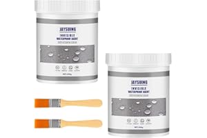 YANGUN 600g Sellador Invisible Impermeable, Agente Impermeable Invisible Permeable, Sellador Pegamento Impermeable Transparente, para Baños, Aseos, Azulejos, Paredes, Techos