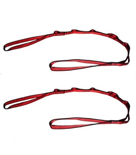 Cinghia Per Amaca Yoga 200 Cm - Band Per Stretching, Pilates E Fitness | Regolabile A 8 Livelli - Foto 2