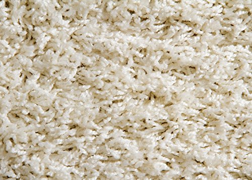 Shaggy Hochflor Teppich Happy Langflor Teppich in Creme / Beige mit Öko-Tex Siegel, Größe: 160×230 cm - 2
