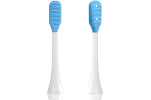 RAYAKT 2 Pack Zungenreiniger Zubehör, Beseitigt Mundgeruch und Bakterien, Aufsätze für Elektrische Zahnbürste, Philips Sonicare und Dontodent