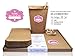 Produktbild 25 Wunderschöne Geschenktüten mit Etiketten und Holzklammern, 3D Klebepads, Kraftpapierbeutel, Kraftpapiertüten, Kreuzbodenbeutel, Kraftpapier, Gastgeschenke, DIY