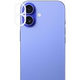 KZY İletişim Apple iPhone 16 Uyumlu Kamera Lensi Şeffaf Koruma Camı