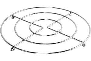 WESTOCK WE-STOCK - Salvamanteles elegante y funcional de acero inoxidable de 16 cm - Su aliado para mesas impecables