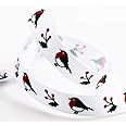 Robins Christmas Grosgrain Ribbon - 9mm x 5M - White