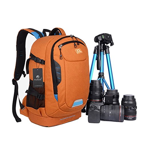 Preisvergleich Produktbild YAAGLE Outdoor SLR Kameratasche professional Rucksack abnehmbar Gepäck Schultertasche Reisetasche Canon 700 D Stativtasche-orange