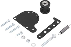 Keenso Kit Tendicatena per Bici Motorizzato, 13 Pezzi/Kit Bici Motorizzata Motore a 2 Tempi Kit Tendicatena a Molla Nero Adatto per Bici Motorizzate con Motore da 49 CC 66 CC 80 CC Pulegge e tenditor