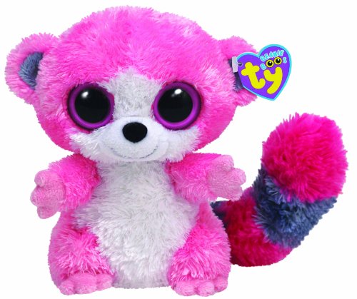 Carletto 388/36007 Beanie Boo - Raccoon 'Bubblegum'