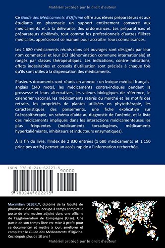 Guide des Médicaments d'Officine 2018 Maximilien DEBERLY pdf download