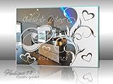 Motivspiegel Hochzeit 11 Spiegel mit Gravur Geschenk zur Hochzeit Wandbild Dekoration (30x40cm) - 2