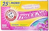 Arm & Hammer Dryer Sheets, Tropical Burst, 100 count RS.1341 (15.00% Off) - Amazon