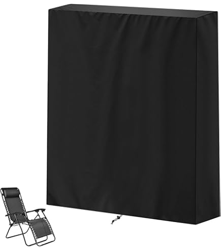 Copertura Impermeabile Per Mobili Da Giardino - Pieghevole, Nero, 130x30.5x99 Cm - Foto 8