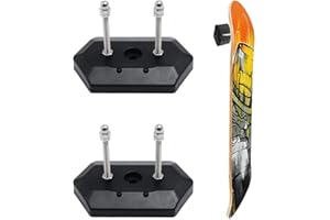 Rebanky LanYing 2 piezas Soporte de Pared para Monopatín Display Rack Monopatín Exhibición y Almacenamiento para Monopatín Cubierta