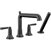 Delta Faucet Saylor Mat Siyah Roma K&uuml;vet Bataryası El Duşlu, Mat Siyah K&uuml;vet Bataryası, Roma K&uuml;vet Bataryası, Delta Roma K&uuml;ve