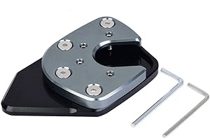 Boczna podstawka motocyklowa EBTOOLS, motocyklowa antypoślizgowa podstawa boczna przedłużenia podpórki powiększ dla NC750X / X-ADV 17-19 (czerwona)