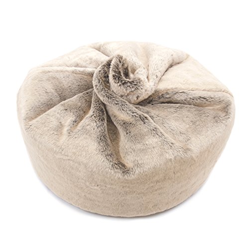 ICON Large Childrens Bean Bag Classic - Luxury Faux Fur Bean Bags - Designer Bean Bags (Mink)