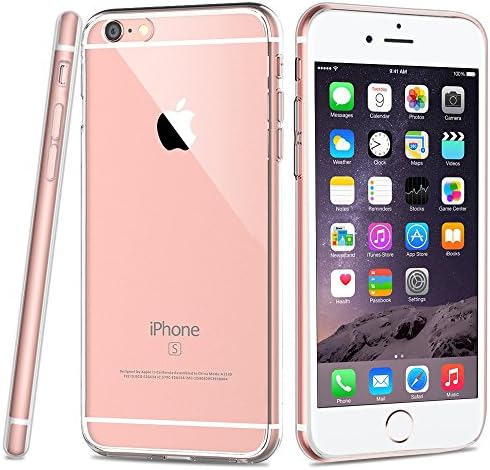 Case for iPhone 6 6S, DOSMUNG TPU Silicone Flexible Case Cover, Crystal Clear Soft Durable Slim Case, Anti-Scratch Back Case for iPhone 6 6S