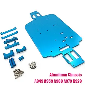 ShiningLove Toy for WLtoys 1/18 RC Car Metal Base Plate A949 A959-B A969 A979 Chassis K929 Parts