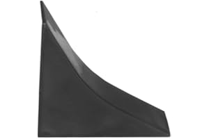 HOLZBRINK Endstück passend zu Abschlussleisten Schwarz PVC Küchenabschlussleiste 23x23 mm