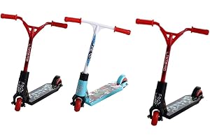 Wyjuan Mini Finger Scooter Set, 3 Stück, 2 Schwarz und 1 Blau, Trick Board Zubehör für Party Favors