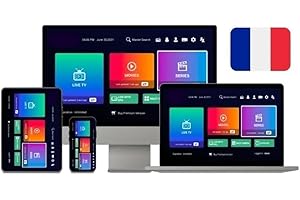 GÉNÉRIQUE Smarters Pro ABONNEMENT IPTV Premium 12 Mois – Code IPTV 1 an – Accès à +10.000 Contenus & VOD (Films, Séries, Sports), Stables – Qualité Full HD – Compatible SmartTV, Android, iOS, Box & PC