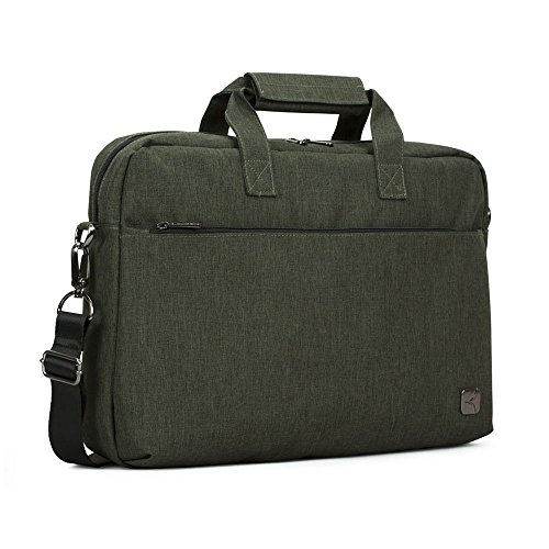 Caison 17.3″ Klassisch Laptop Hülle Transportieren Beutel 17.3 Zoll Notebook Tragbar Tasche Schoner Abdeckung (Militärgrün) - 2