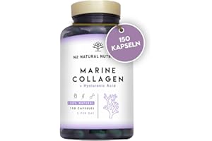 ‎N2 NATURAL NUTRITION Kollagen Kapseln. Kollagen Hochdosiert mit Vitamin C + Hyaluron + Magnesium. 150 kapseln. Marine Collagen PEPTAN Haare und Gelenke. Glutenfrei. N2 Natural Nutrition