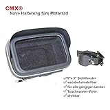 Maße Sichtfenster: Höhe/ Breite 8,3cm x 12,7cm, Tascheninnenmaße: ca. 146x93x45mm, stufenlos einstellbar an fast alle Lenkstangendurchmesser