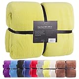 Premium Kuscheldecke aus exklusivem Coral-Fleece mit 220g/m² mit Soft-Cashmere-Touch