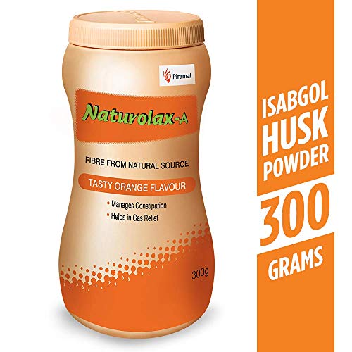 Naturolax Isabgol husk powder - Orange Flavour, 300 gm RS.219.00