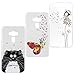 Produktbild KANTAS 3X Weich Silikon Schutzhülle für Asus Zenfone 3 ZE520KL Transparent Klar Gummi Gel Back Cover Durchsichtig Ultra Slim Hülle Soft TPU Rückseite Durchsichtig Back Cover Handyhülle Crystal Clear Bumper für Zenfone 3 ZE520KL, Katze Löwenzahn Mädchen Bunter Schmetterling