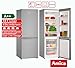 Produktbild Amica Kühl-/Gefrierkombination 161L Silber A++ Kühlschrank 49cm breit Amica KGC 15438E